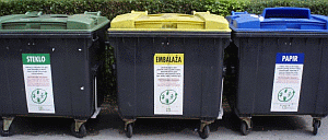 Zabojniki za ločeno zbiranje odpadkov 